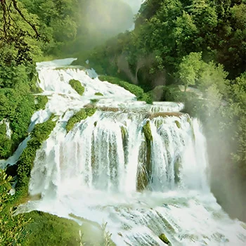 Waterval in Umbrië