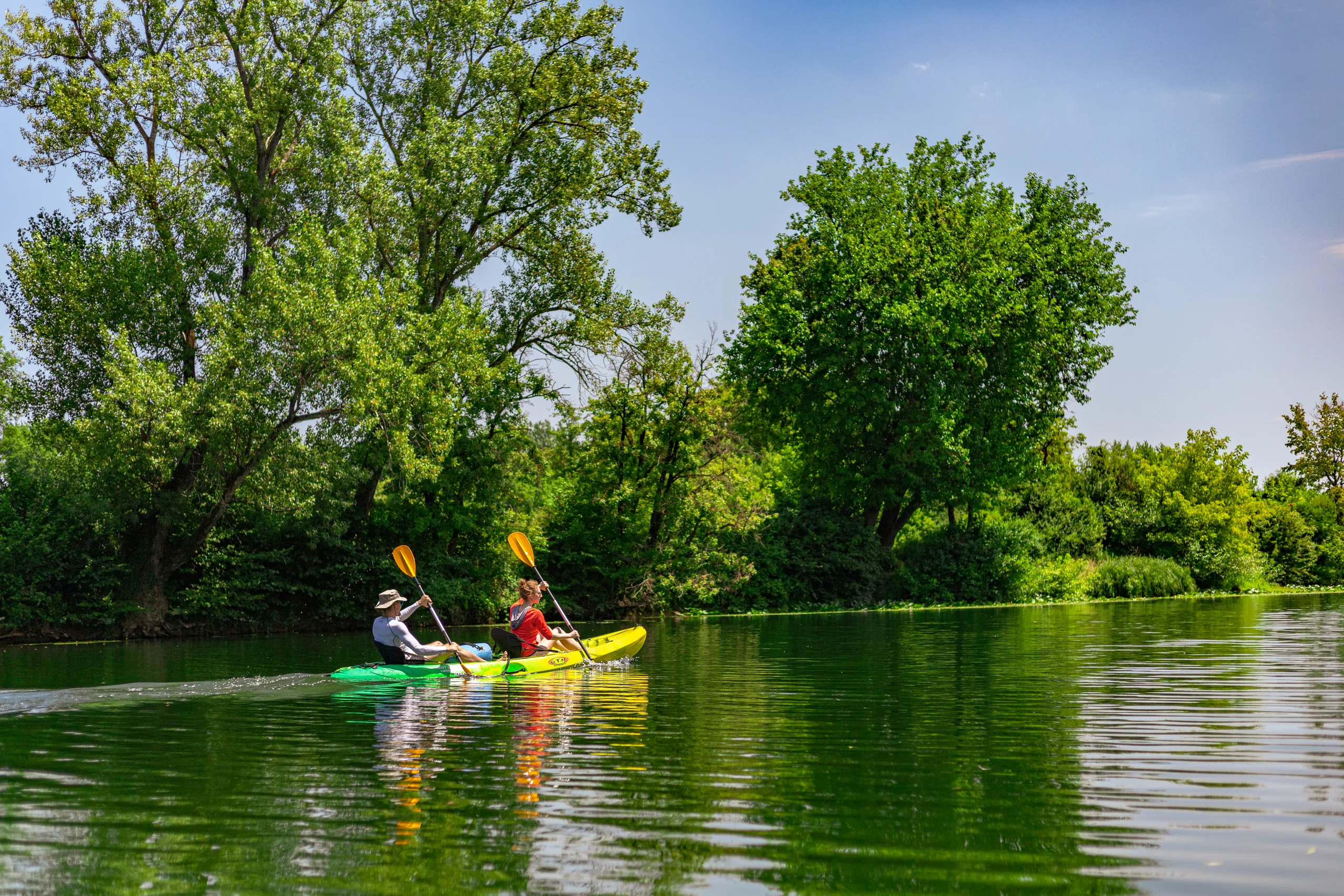 Der Fluss Korana beim Campingplatz „Heart of Nature“