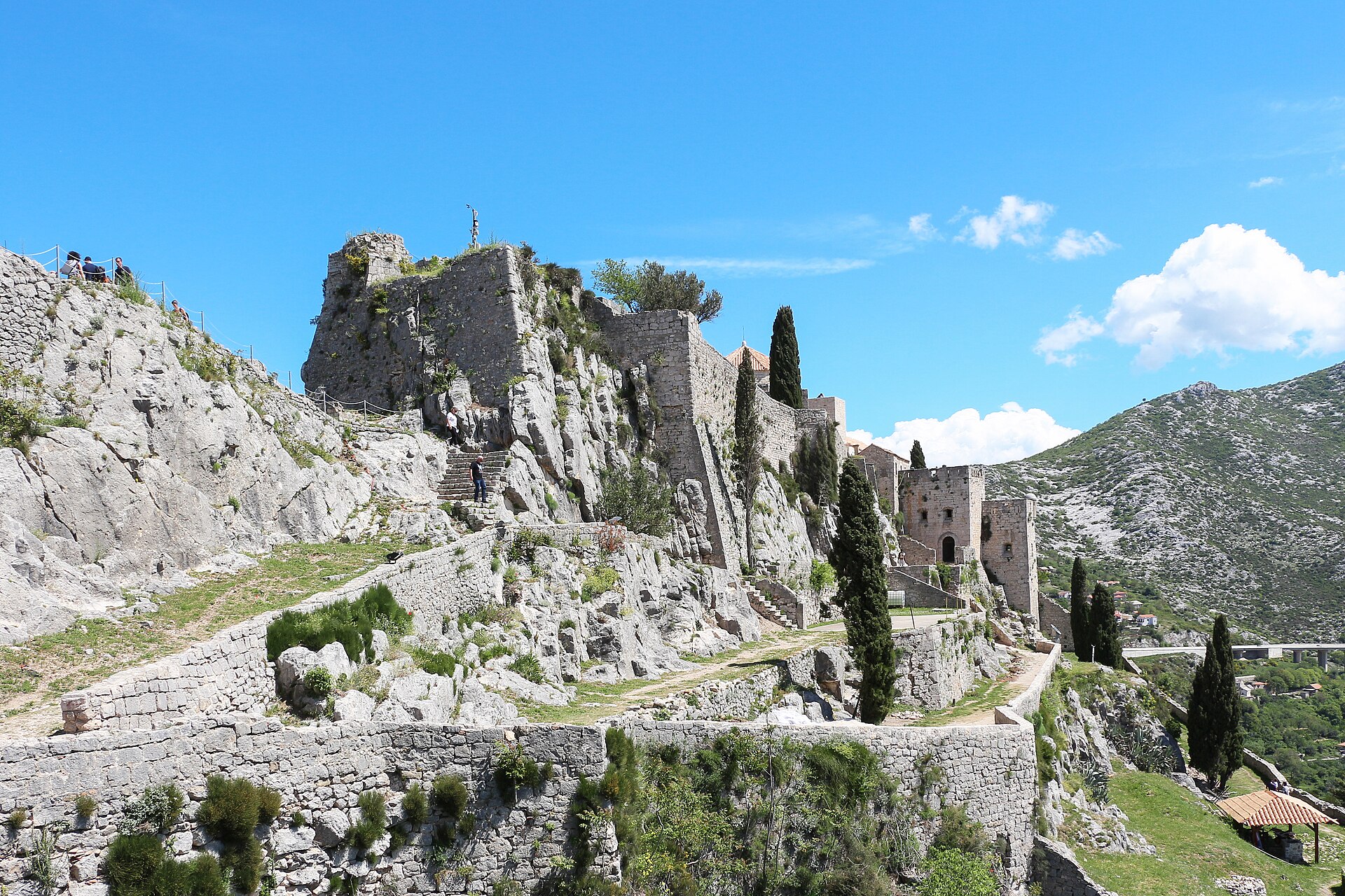 Fort Klis boven Split